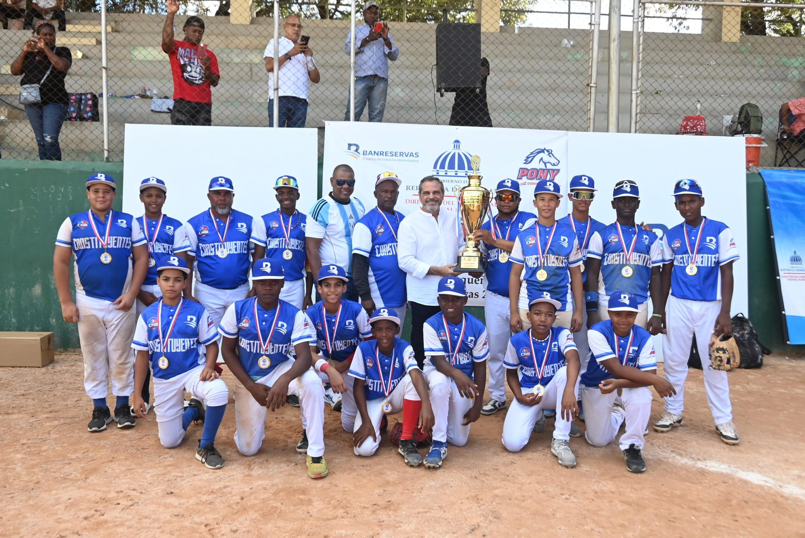 Los Constituyentes, bicampeones del Clásico de Béisbol Infantil U12 Copa Banreservas